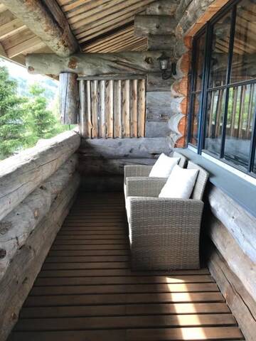 Фото номера Дом для отпуска с лофтом Дома для отпуска Chill Cave - logwood cottage г. Рука 27