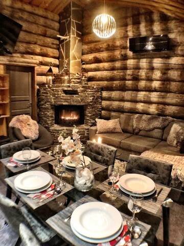 Фото номера Дом с 3 спальнями Дома для отпуска Ruka Chalet Plage Oliver г. Рука 55