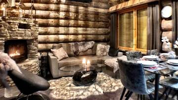 Фото номера Дом с 3 спальнями Дома для отпуска Ruka Chalet Plage Oliver г. Рука 10