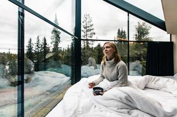 Фото номера Трехместный номер с окном Курортные отели Magical Pond Nature Igloos г. Рука 21