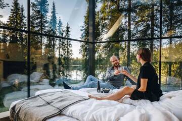 Фото номера Трехместный номер с окном Курортные отели Magical Pond Nature Igloos г. Рука 23