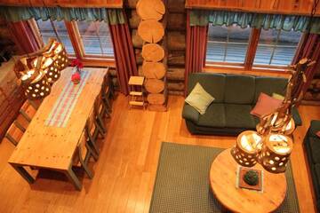 Фото номера Шале с 4 спальнями и сауной Шале Saaruantähti Cottage г. Рука 15