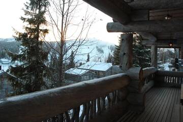 Фото номера Шале с 4 спальнями и сауной Шале Saaruantähti Cottage г. Рука 14
