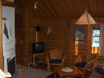 Фото номера Коттедж с 1 спальней и сауной Дома для отпуска Rukavalo Cottage г. Рука 25