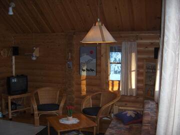 Фото номера Коттедж с 1 спальней и сауной Дома для отпуска Rukavalo Cottage г. Рука 27