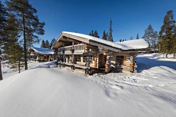 Фото номера Superior Seven-Bedroom Cottage with Sauna Дома для отпуска Rukan Salonkilomat г. Рука 12