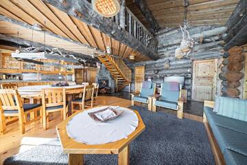 Фото номера Superior Seven-Bedroom Cottage with Sauna Дома для отпуска Rukan Salonkilomat г. Рука 6