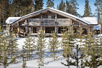Фото номера Superior Seven-Bedroom Cottage with Sauna Дома для отпуска Rukan Salonkilomat г. Рука 11