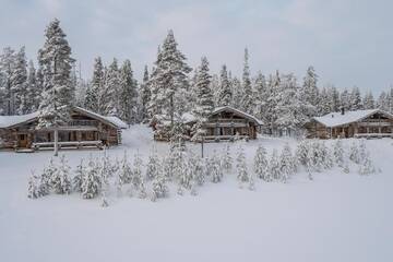 Фото номера Large Standard Chalet Дома для отпуска Rukan Salonki Chalets г. Рука 2