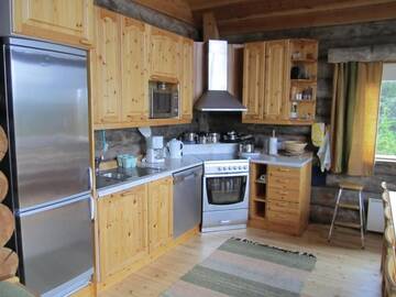 Фото номера Коттедж с 5 спальнями и сауной Дома для отпуска Rukajärven Kelopirtit Cottages г. Рука 27