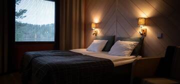 Фото номера Улучшенный двухместный номер с 2 отдельными кроватями Отель Hotel Rukatonttu г. Рука 8