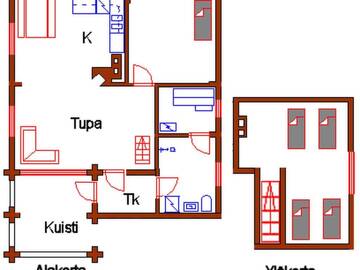 Фото номера Дом для отпуска Дома для отпуска Holiday Home Keisarintupa г. Рука 56