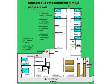 Фото номера Дом для отпуска Дома для отпуска Holiday Home Sompsanniemi г. Рука 13