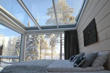 Фото номера Номер-студио с видом на озеро Курортные отели Iisakki Glass Village г. Рука 21