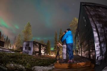 Фото номера Номер-студио с видом на озеро Курортные отели Iisakki Glass Village г. Рука 25