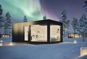 Фото номера Номер-студио с видом на озеро Курортные отели Iisakki Glass Village г. Рука 6